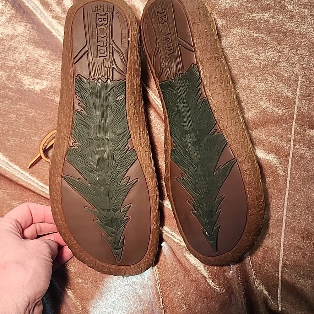 Born Tan Leather Oxfords - Picture 2 of 2